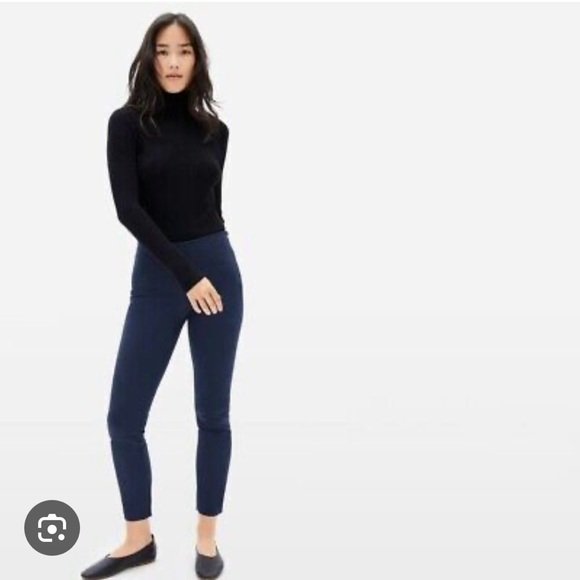 Everlane The Side-Zip Work Pant 4 Regular Navy - Picture 1 of 14